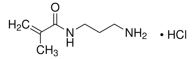 N-(3-Aminopropyl)methacrylamid -hydrochlorid contains &#8804;1,000&#160;ppm MEHQ as stabilizer, 98% (HPLC)