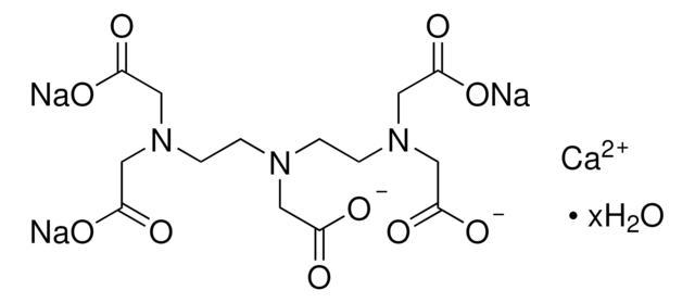 Diethylenetriamine-pentaacetic acid calcium trisodium salt hydrate &#8805;97.0% (dried material, KT)