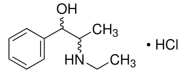 (±)-N-Ethylcathinone Ephedrine Metabolite hydrochloride solution 1.0&#160;mg/mL in methanol (as free base), ampule of 1&#160;mL, certified reference material, Cerilliant&#174;