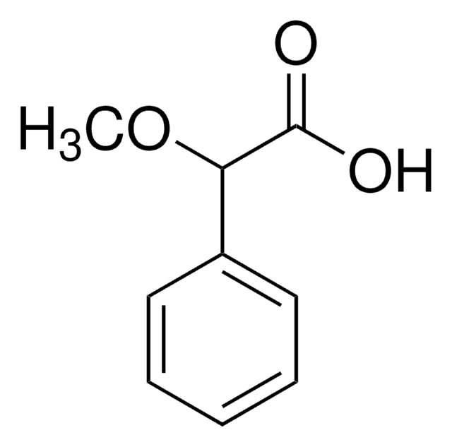 (±)-&#945;-Methoxyphenylessigsäure crystalline