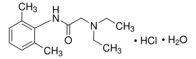 Lidocainhydrochlorid Pharmaceutical Secondary Standard; Certified Reference Material