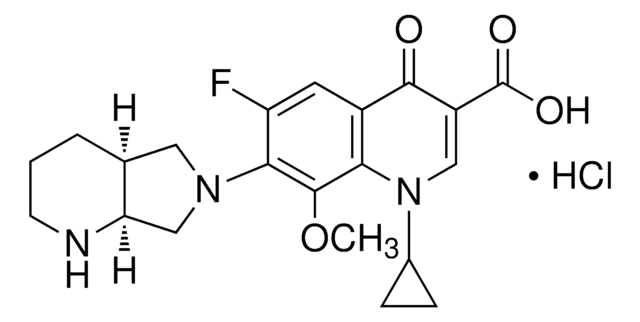 Moxifloxacin-Hydrochlorid Pharmaceutical Secondary Standard; Certified Reference Material