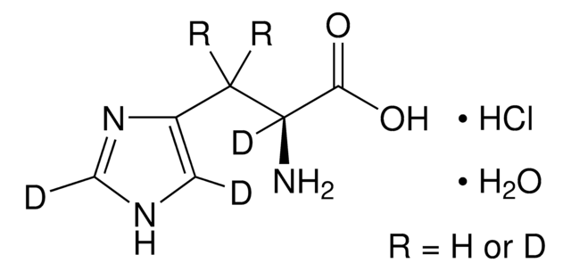 L-Histidine-d3 (&#945;-d1, imidazole-2,5-d2) hydrochloride monohydrate 97% (CP), 98 atom % D, &#8804;18% D (deuterated on &#946;, &#946;-d2 positions)