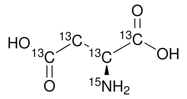 L-Asparaginsäure-13C4,15N 98 atom % 13C, 98 atom % 15N, 95% (CP)