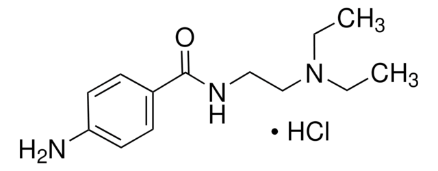 Procainamide hydrochloride Pharmaceutical Secondary Standard; Certified Reference Material