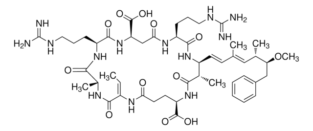 [D-Asp3, (E)-Dhb7]-Microcystin-RR -Lösung 10&#160;&#956;g/mL in methanol, analytical standard