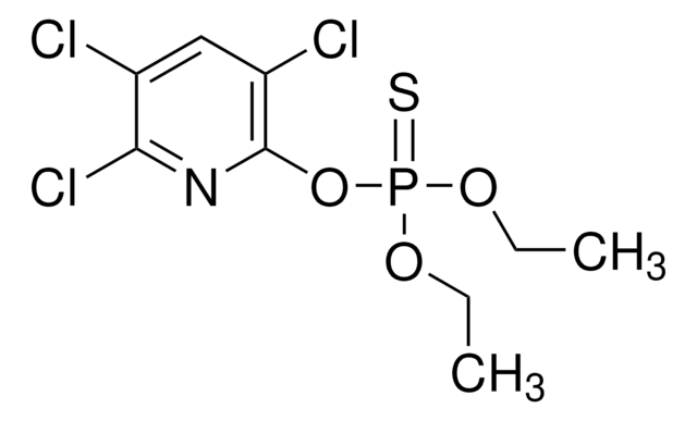 Chlorpyriphos certified reference material, TraceCERT&#174;, Manufactured by: Sigma-Aldrich Production GmbH, Switzerland