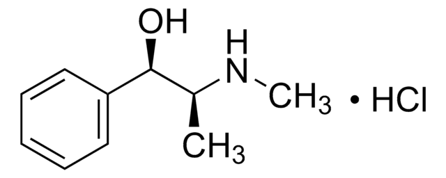 (1R,2S)-(&#8722;)-Ephedrin -hydrochlorid -Lösung 1.0&#160;mg/mL in methanol (as free base), ampule of 1&#160;mL, certified reference material, Cerilliant&#174;