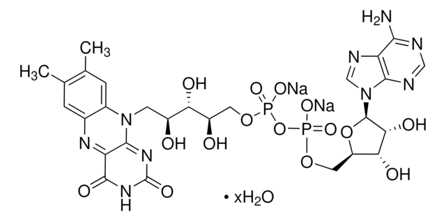 Flavin adenine dinucleotide disodium salt hydrate suitable for cell culture, BioReagent