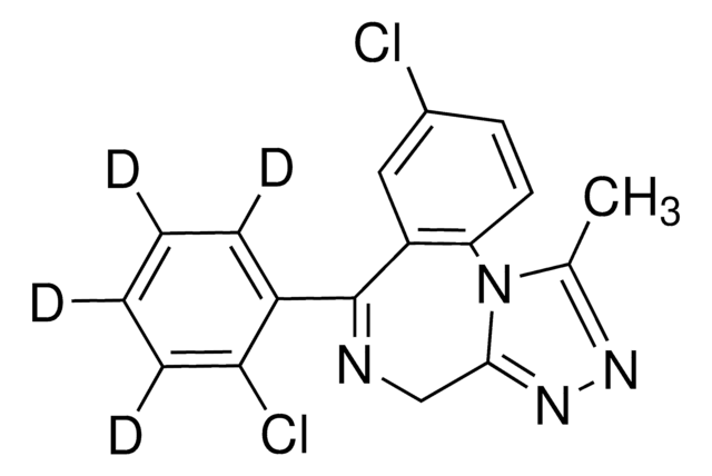 Triazolam-d4 -Lösung 100&#160;&#956;g/mL in methanol, ampule of 1&#160;mL, certified reference material, Cerilliant&#174;