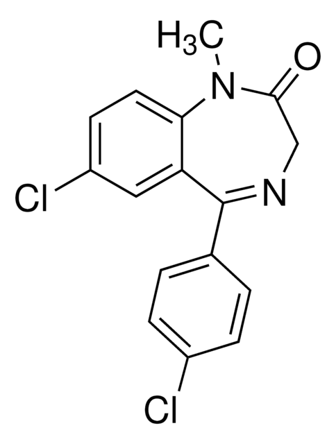 7-Chlor-5-(4-chlorphenyl)-1,3-dihydro-1-methyl-2H-1,4-benzodiazepin-2-on &#8805;98% (TLC)