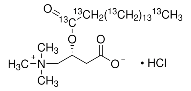 Palmitoyl-13C16-L-carnitin -hydrochlorid 99 atom % 13C, 98% (CP)