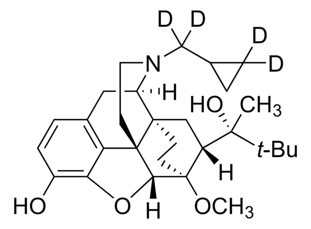 Buprenorphin-D4 -Lösung 100&#160;&#956;g/mL in methanol, ampule of 1&#160;mL, certified reference material, Cerilliant&#174;