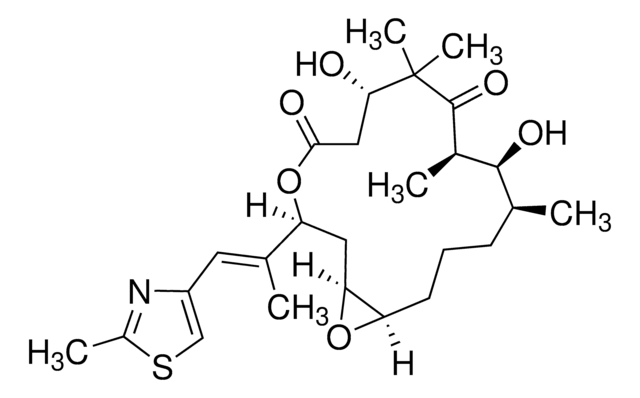 (&#8722;)-Epothilone A from Sorangium cellulosum, &gt;95% (HPLC), solid