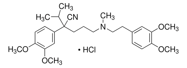 (±)-Verapamil -hydrochlorid &#8805;99% (titration), powder