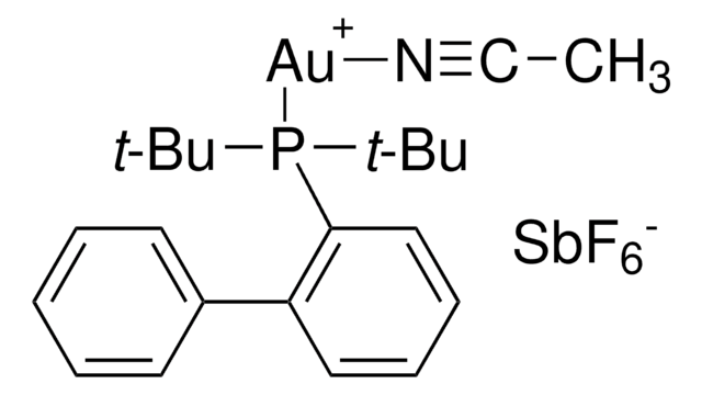 (Acetonitril)[(2-Biphenyl)di-tert-butylphosphin]gold(I)-Hexafluorantimonat