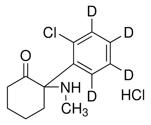 Ketamin-D4 -hydrochlorid -Lösung 1.0&#160;mg/mL in methanol (as free base), certified reference material, Cerilliant&#174;