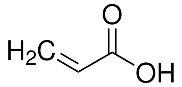 Acrylsäure anhydrous, contains 200&#160;ppm MEHQ as inhibitor, 99%