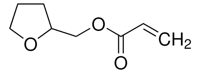 Tetrahydrofurfurylacrylat contains 500&#160;ppm hydroquinone as inhibitor, 500&#160;ppm monomethyl ether hydroquinone as inhibitor