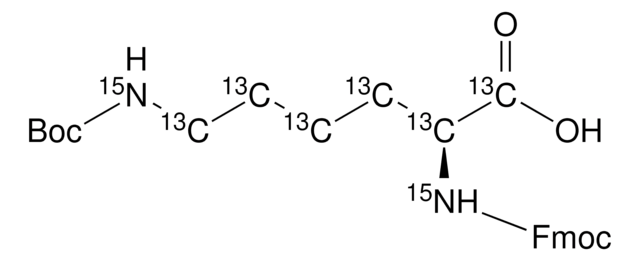 Fmoc-Lys(Boc)-OH-13C6,15N2 98 atom % 15N, 98 atom % 13C, 97% (CP)