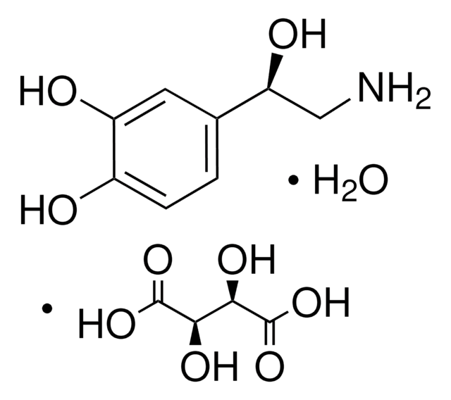 L-(&#8722;)-Norepinephrin -(+)-bitartratsalz Monohydrat &#8805;99%, solid