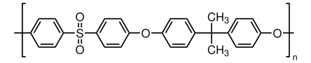 Polysulfone average Mw ~35,000 by LS, average Mn ~16,000 by MO, pellets (Transparent)