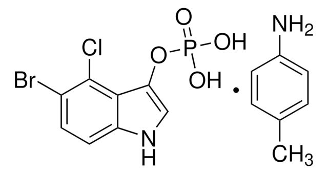 5-Brom-4-chlor-3-indolylphosphat p-Toluidinsalz BioReagent, for molecular biology, powder, &#8805;99%