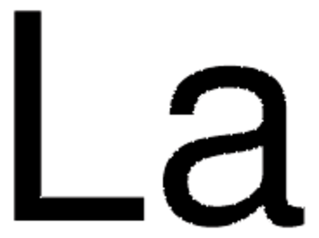 Lanthan powder, &#8722;40&#160;mesh, under oil, 99.9% trace rare earth metals basis