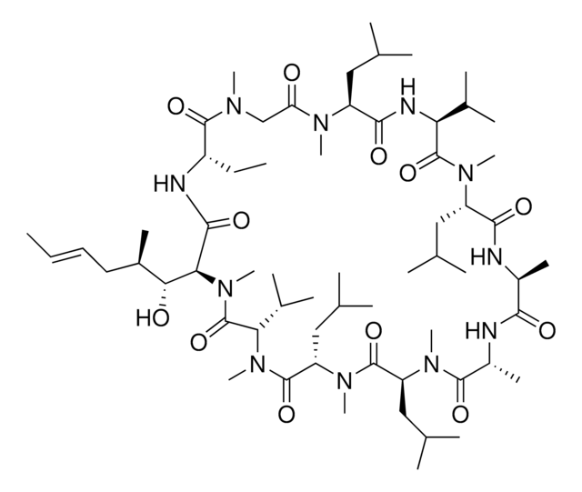 Cyclosporin A -Lösung 1.0&#160;mg/mL in acetonitrile, ampule of 1&#160;mL, certified reference material, Cerilliant&#174;