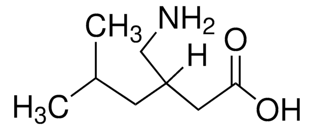 Pregabalin -Lösung 1.0&#160;mg/mL in methanol, ampule of 1&#160;mL, certified reference material, Cerilliant&#174;