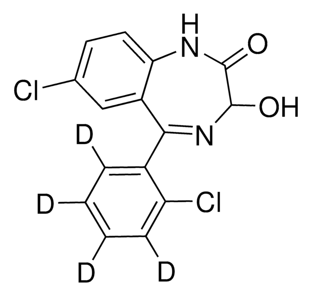 Lorazepam-d4 solution 100&#160;&#956;g/mL in acetonitrile, ampule of 1&#160;mL, certified reference material, Cerilliant&#174;