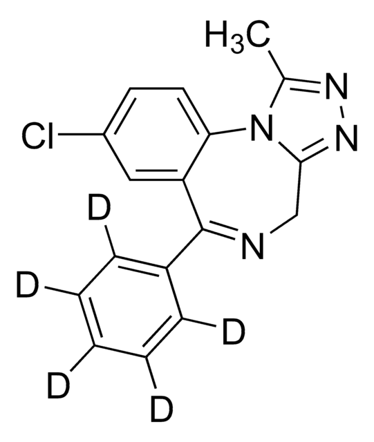 Alprazolam-d5 -Lösung 100&#160;&#956;g/mL in methanol, ampule of 1&#160;mL, certified reference material, Cerilliant&#174;