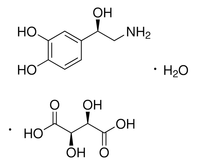 L-(&#8211;)-Norepinephrine-(+)-bitartrate &#945;,&#946;-Adrenergic agonist.