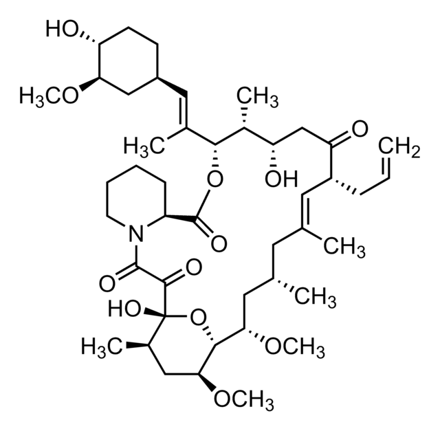 Tacrolimus solution 1.0&#160;mg/mL in acetonitrile, ampule of 1&#160;mL, certified reference material, Cerilliant&#174;