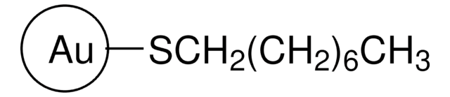 Gold-Nanopartikel 2-4&#160;nm avg. part. size (TEM), octanethiol functionalized, 2&#160;% (w/v) in toluene