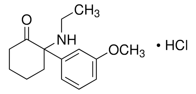 Methoxetamine hydrochloride solution 1.0&#160;mg/mL in methanol (as free base), ampule of 1&#160;mL, certified reference material, Cerilliant&#174;