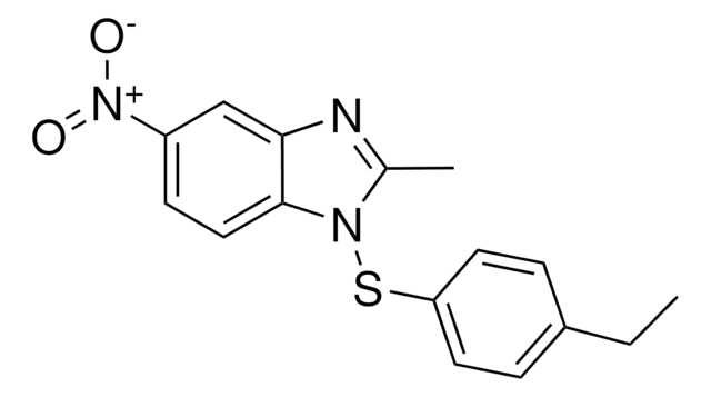 1-((4-ETHYLPHENYL)THIO)-2-METHYL-5-NITRO-1H-BENZIMIDAZOLE AldrichCPR