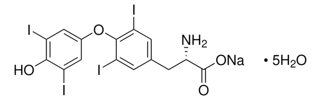 L-Thyroxin Natriumsalz Pentahydrat &#8805;98% (HPLC), powder