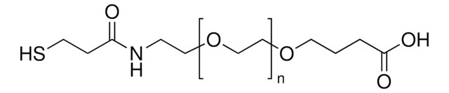 O-(3-Carboxypropyl)-O&#8242;-[2-(3-mercaptopropionylamino)ethyl]-polyethylene glycol Mw 3000