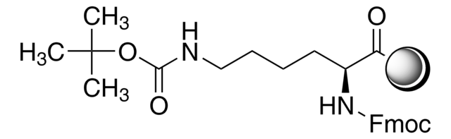 Fmoc-Lys(Boc)-Wang Harz extent of labeling: 0.4-0.7&#160;mmol/g loading