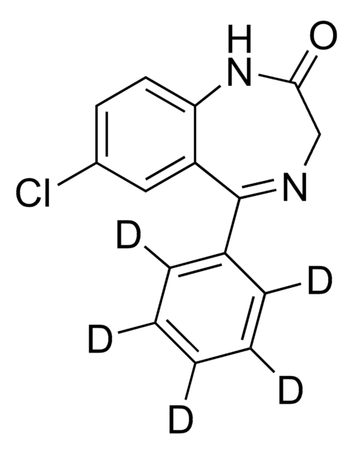 Nordiazepam-d5 -Lösung 100&#160;&#956;g/mL in methanol, ampule of 1&#160;mL, certified reference material, Cerilliant&#174;