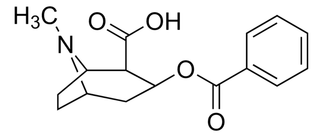 Benzoylecgonin -Lösung 100&#160;&#956;g/mL in methanol, ampule of 1&#160;mL, certified reference material, Cerilliant&#174;