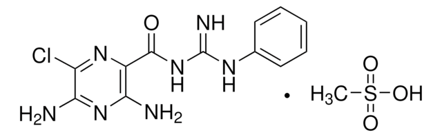 Phenamil methanesulfonate salt solid