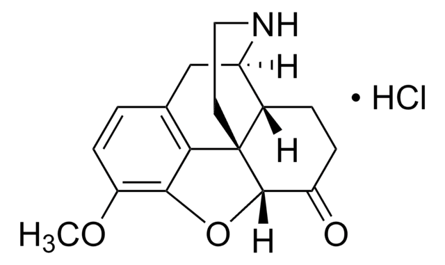 Norhydrocodone hydrochloride solution 1.0&#160;mg/mL in methanol (as free base), ampule of 1&#160;mL, certified reference material, Cerilliant&#174;