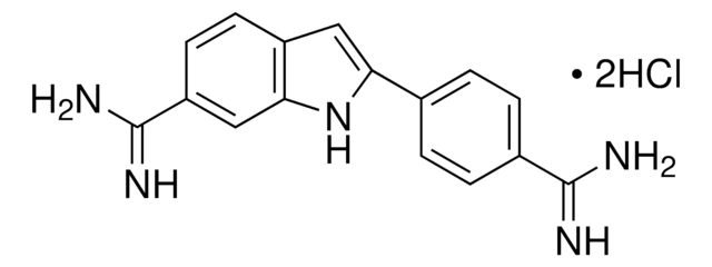 4&#8242;,6-Diamidino-2-phenylindole dihydrochloride suitable for fluorescence, BioReagent, &#8805;95.0% (HPLC)