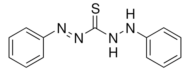 Dithizon ACS reagent, for spectrophotometric det. of Cd, Cu, Hg, Pb, Zn, &#8805;98.0% (TLC)