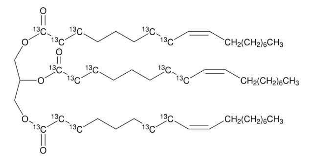 Glyceryl tri(oleate-1,2,3,7,8-13C5) &#8805;99 atom % 13C, &#8805;97% (CP)