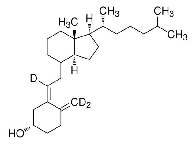 Vitamin D3(6,19,19-d3) solution 100&#160;&#956;g/mL in ethanol, 97 atom % D, 97% (CP)