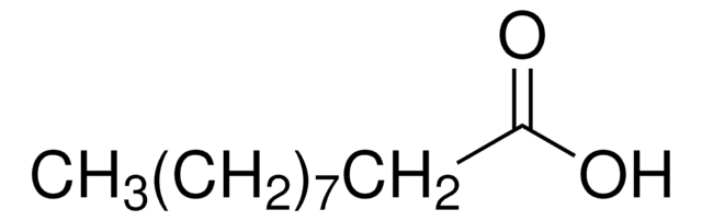 Decanoic acid &#8805;99.5%, FCC, FG