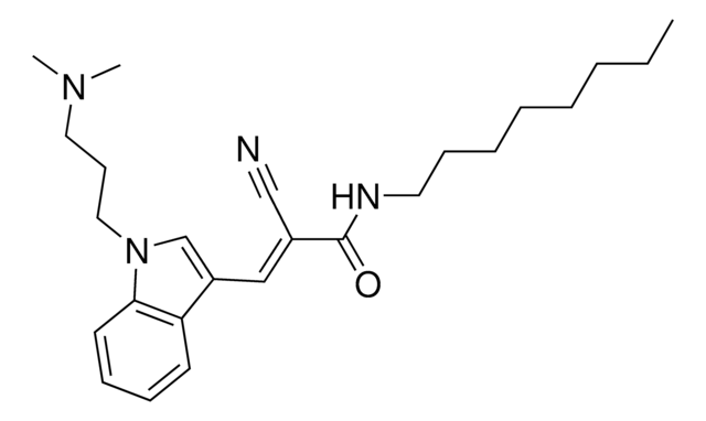 Dynamin Inhibitor V, 34-2 The Dynamin Inhibitor V, 34-2 controls the biological activity of Dynamin. This small molecule/inhibitor is primarily used for Membrane applications.